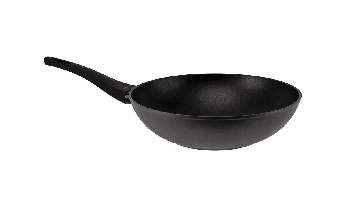 Gravidus Wok Wokpfanne Bratpfanne WOK für alle Herdarten Ø 28 cm aus Aluminium von Gravidus