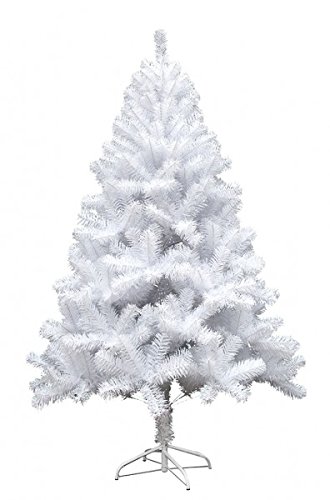 Gravidus künstlicher Weihnachtsbaum Tannenbaum Christbaum 90 cm in weiß inkl. Metallfuß Christbaumständer von Gravidus