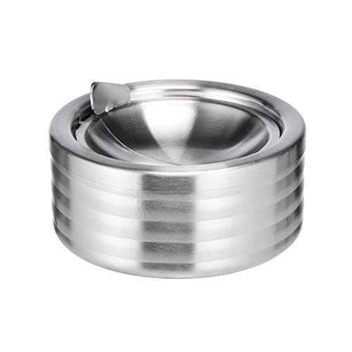 Gravidus praktischer Klappaschenbecher aus Edelstahl - Sturmaschenbecher mit Windschutz 12x12x5,5 cm Aschenbecher Gravidus praktischer Klappaschenbecher aus Edelstahl - Sturmaschenbecher mit Windschutz 12x12x5,5 cm Aschenbecher von Gravidus