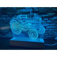 Geschenk Für Hanomag Traktor Fahrer R22 Trecker Oldtimer Led Beleuchtung von GravierlaserBastian