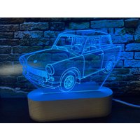 Led Lampe Trabant Seitlich Geschenk Für Jugendweihe Trabbifahrer Geburtstags Led Lampe Trabant Seitlich Geschenk Für Jugendweihe Trabbifahrer Geburtstags von GravierlaserBastian