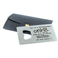 Onkel Neffe Personalisiertes Geschenk - Bierflaschenöffner Aus Edelstahl Onkel Neffe Personalisiertes Geschenk - Bierflaschenöffner Aus Edelstahl von Gravur19