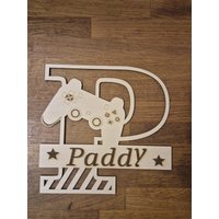 Türschild, Namensschild, Kinderzimmer, Jugendzimmer, Zocker, Holz von GravurHerzenswelt