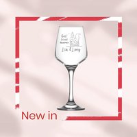 Personalisiertes Weinglas Mit Gravur - Perfektes Geschenk Für Weinliebhaber Die Beste Freundin, Namen von LiasWerkstatt