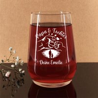 Vatertag Geschenk Personalisiert Trinkglas Mit Gravur Papa Geschenkidee von GravurMeisterArtikel