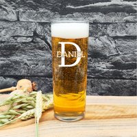 Vatertagsgeschenk Personalisiert Mit Gravur Geschenkidee Mann Bier Namens Geschenk Bierglas Geburstag von GravurMeisterArtikel