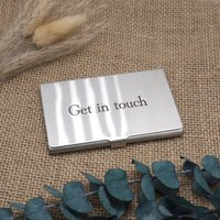 Visitenkartenbox Mit Individueller Gravur - Visitenkartenetui Lasergraviert Visitenkartenbox Mit Individueller Gravur - Visitenkartenetui Lasergraviert von GravurenKing