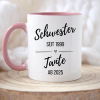 Tasse Schwangerschaft Verkünden Du Wirst Tante, Baby Ankündigen, Weihnachtsgeschenk Überraschung Nachwuchs, Onkel Tasse Schwangerschaft Verkünden Du Wirst Tante, Baby Ankündigen, Weihnachtsgeschenk Überraschung Nachwuchs, Onkel von Gravurite