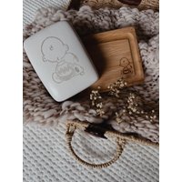 Butterdose Aus Keramik Und Holz - Snoopy Butterdose Aus Keramik Und Holz - Snoopy von Gravurliebee