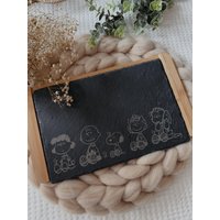 Servierplatte Aus Schiefer - Snoopy Servierplatte Aus Schiefer - Snoopy von Gravurliebee