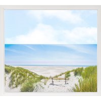 Sichtschutzfolie Fensterfolie Strand Bad Küche Wohnzimmer Blickdicht 57cm Hoch Sichtschutz Folie Fenster von GrazDesign