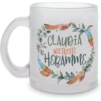 Tasse Hebamme, Weltbeste Hebamme Spruch, Dankeschön - Kaffeetasse Matt Teebecher, Geschenk Kleine Aufmerksamkeit, Glastasse Personalisiert von GrazDesign