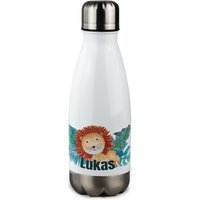 Personalisierte Trinkflasche Löwe Mit Namen, Geschenk Zur Einschulung Wasserflasche Schule Kindergarten Wildnis von GrazDesign
