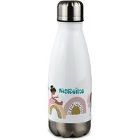 Trinkflasche Kinder, Personalisiert Mit Namen, Geschenk Zur Einschulung Mädchen, Isolierflasche, Wasserflasche Schule Regenbogen Trinkflasche Kinder, Personalisiert Mit Namen, Geschenk Zur Einschulung Mädchen, Isolierflasche, Wasserflasche Schule Regenbogen von GrazDesign