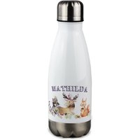 Trinkflasche Mit Namen Personalisiert Geschenk Zur Einschulung Mädchen, Isolierflasche, Wasserflasche Schule Waldtiere Elch Trinkflasche Mit Namen Personalisiert Geschenk Zur Einschulung Mädchen, Isolierflasche, Wasserflasche Schule Waldtiere Elch von GrazDesign