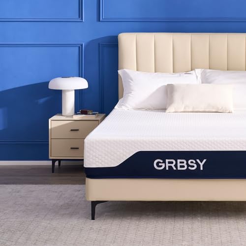 Grbsy Kaltschaummatratze mit Ice Silk Spezialgewebe – Gel- und Bambuskohleschaum Matratze, Ergonomisch 7-Zonen Stützend – Allergikerfreundlich – 120 Nächte Probeschlafen (90 * 200 * 26cm) von Grbsy