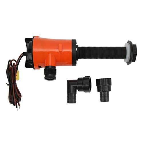 GRCFUMO Aerator Livewell Pump, tragbares Livewell Lerator Kit, 800 GPH 12 V 4,0A Tragbare Tauchfischtankpumpe für Boot Marine GRCFUMO Aerator Livewell Pump, tragbares Livewell Lerator Kit, 800 GPH 12 V 4,0A Tragbare Tauchfischtankpumpe für Boot Marine von Grcfumo