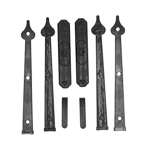 Grcfumo 1 PC Garagentor Hardware, Gate Scharniere Garagentor -Magnethardware, Griff Style ABS Decorative Gate Hardware Accessoire von Grcfumo