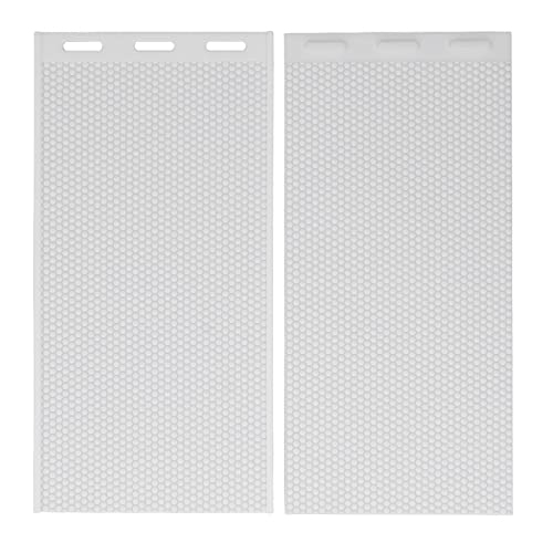 Grcfumo 2pcs Bienenwachsblattform, 5,4 mm Silikongrundblatt Handbuch Bienenwachs Pressempfleger, Bienenzuchtgeräte für Kerzenherstellung von Grcfumo