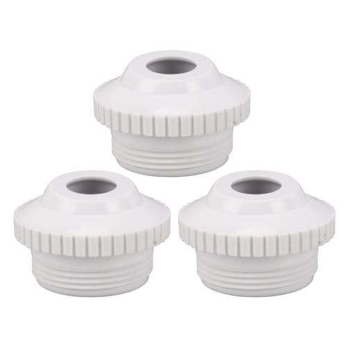Grcfumo 3PCS Richtungsstrom Augapfel -Einlass -Anpassung, SP1419d Plastik Öffnung Wasser Richtungspool Return -Anschlüsse, Düseneinlassanschluss für eine effiziente von Grcfumo