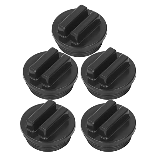 Grcfumo 5 Pcs G1 1/2 Male Thread Winter Plug, Pool Return Line Filter Drain Plug with O Ring, Threaded Pool Spa Return Line Winterizing Plug for Hot Springs Swimming Pools Grcfumo 5 Pcs G1 1/2 Male Thread Winter Plug, Pool Return Line Filter Drain Plug with O Ring, Threaded Pool Spa Return Line Winterizing Plug for Hot Springs Swimming Pools von Grcfumo