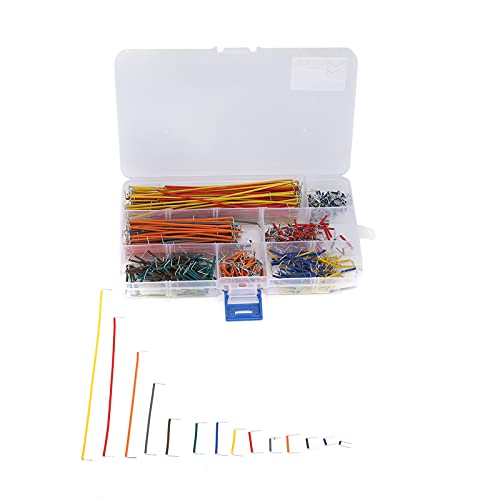 Grcfumo 560pcs Jumper -Draht, U -förmige Farbbordboard -Leitungsplatine -Stift -Expansionszubehör, Pulloverdrähte für Breadboard -Prototypen eingestellt Grcfumo 560pcs Jumper -Draht, U -förmige Farbbordboard -Leitungsplatine -Stift -Expansionszubehör, Pulloverdrähte für Breadboard -Prototypen eingestellt von Grcfumo