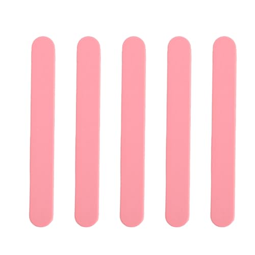 Grcfumo 5pcs Silikonwachsspatulas, Silikon -Rührstangen Schaberbürsten, Silikon -Rührstangen zur Haarentfernung wiederverwendbares Nicht -Stick -Silikon -Wachsspatula zum Mischen v (Rosenate) von Grcfumo