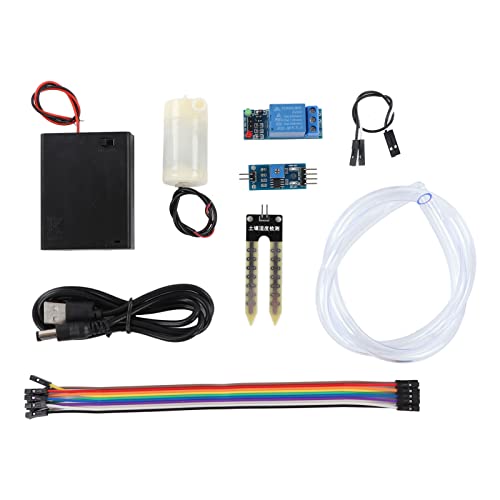 Grcfumo Automatische Blütenwässerungspumpenkit, Bewässerungsrelaismodul -Bodensensor -Verbindungsleitungskit, automatisches DIY -Kit für Gartenanlage von Grcfumo
