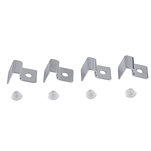 Grcfumo Fish Tank Glas Abdeckung Clip, 4 Größe 4 Teile/Satz Edelstahl Aquarium Halterung Halter (6mm) von Grcfumo