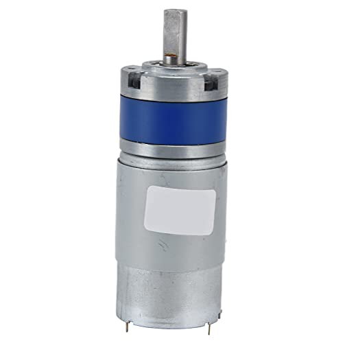 Grcfumo Gear Motor, Mini Gear Motor, Gear Motor Speed Reduction Planetary Carbon Brush D Shaft Accessory DC 12V for Robot Home (32RPM) von Grcfumo