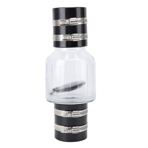 Grcfumo Silent Check Ventil, stille Abwasserpumpe -Pumpen -Schachtventil, federbelastete Klapper, Ruhetcheckventil für die Vorbeugung des Rückflusss (S for Size 35-41) (L for Size 41-47) von Grcfumo