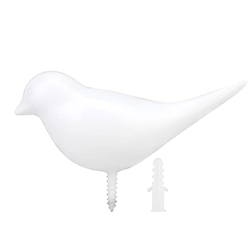 Grcfumo Wandbügel, kreative Kleiderhaken Wandmontierte Hakenregal, Vogel Haken Wandtürstürbügel Kleidung Hut Taschen Handtuch Hanging Rack Hold Halter (Weiß) von Grcfumo