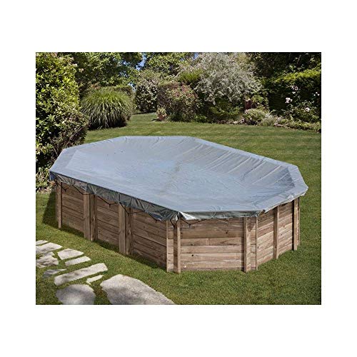 CUBIERTAS DE INVIERNO Piscinas madera Ovaladas 621103 755 x 555 cm von Gre