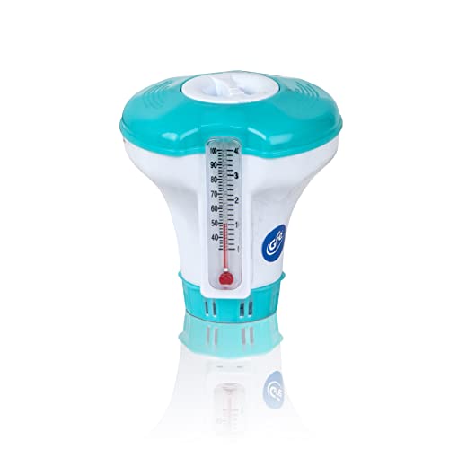 GRE DCT20 - Dosierschwimmer mit Pool-Thermometer für 20 g Tabletten von Gre