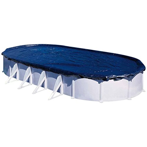 Gre CIPROV1001 - Winterabdeckung für Oval Pool 1000 x 550 cm, Farbe schwarz von Gre