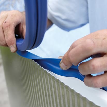 Gre FPROV1028 - Poolfolie für ovale Pools, 1000 x 550 x 132 cm (Länge x Breite x Höhe), Hängesystem, Farbe Blau von Gre