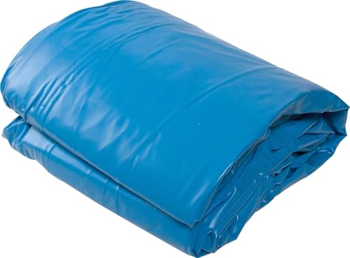 Gre FSPROV730 - Blauer Poolfolie für ovale Pools, 730 x 375 x 120 (Länge x Breite x Höhe), Overlap System, Farbe Blau von Gre