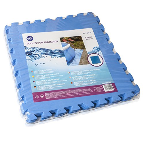 Gre MPF509P - Schutzabdeckung für Pools, aus EVA, Farbe blau, 9 Stück, 8 mm dick, widerstandsfähig und stichfest Gre MPF509P - Schutzabdeckung für Pools, aus EVA, Farbe blau, 9 Stück, 8 mm dick, widerstandsfähig und stichfest von Gre