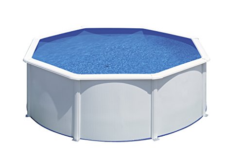 Gre Pool KIT300ECO Fidji - Aufstellpool aus Stahl, rund, mit weißes Aussehen. Abnehmbare Gartenpool. 300 x 120 cm Gre Pool KIT300ECO Fidji - Aufstellpool aus Stahl, rund, mit weißes Aussehen. Abnehmbare Gartenpool. 300 x 120 cm von Gre