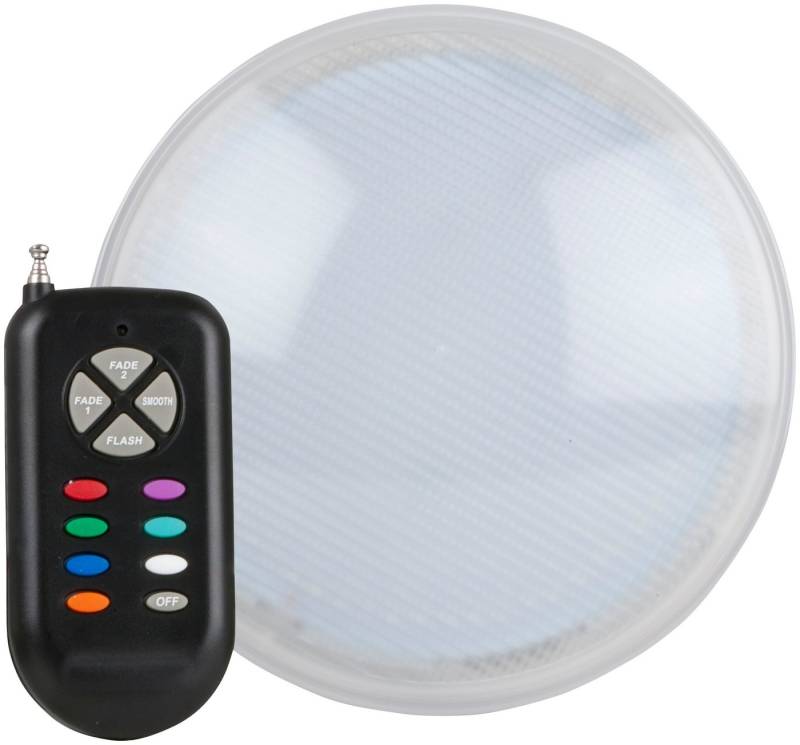 Gre Pool-Lampe LEDP56CE, Farbwechsel, Fernbedienung, Infrarot inkl., LED fest integriert, Farbwechsler, farbige Beleuchtung für Einbaubecken von Gre