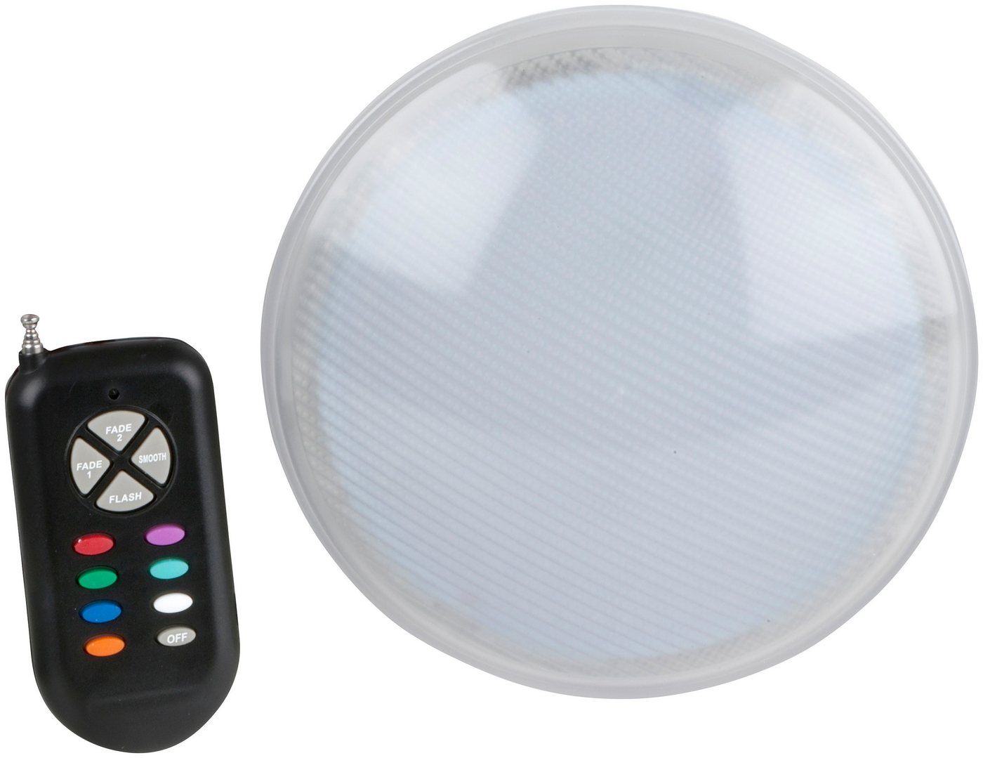 Gre Pool-Lampe LEDP56WP, Fernbedienung, Infrarot inkl., LED fest integriert, Kaltweiß, weiße Beleuchtung für Einbaubecken von Gre