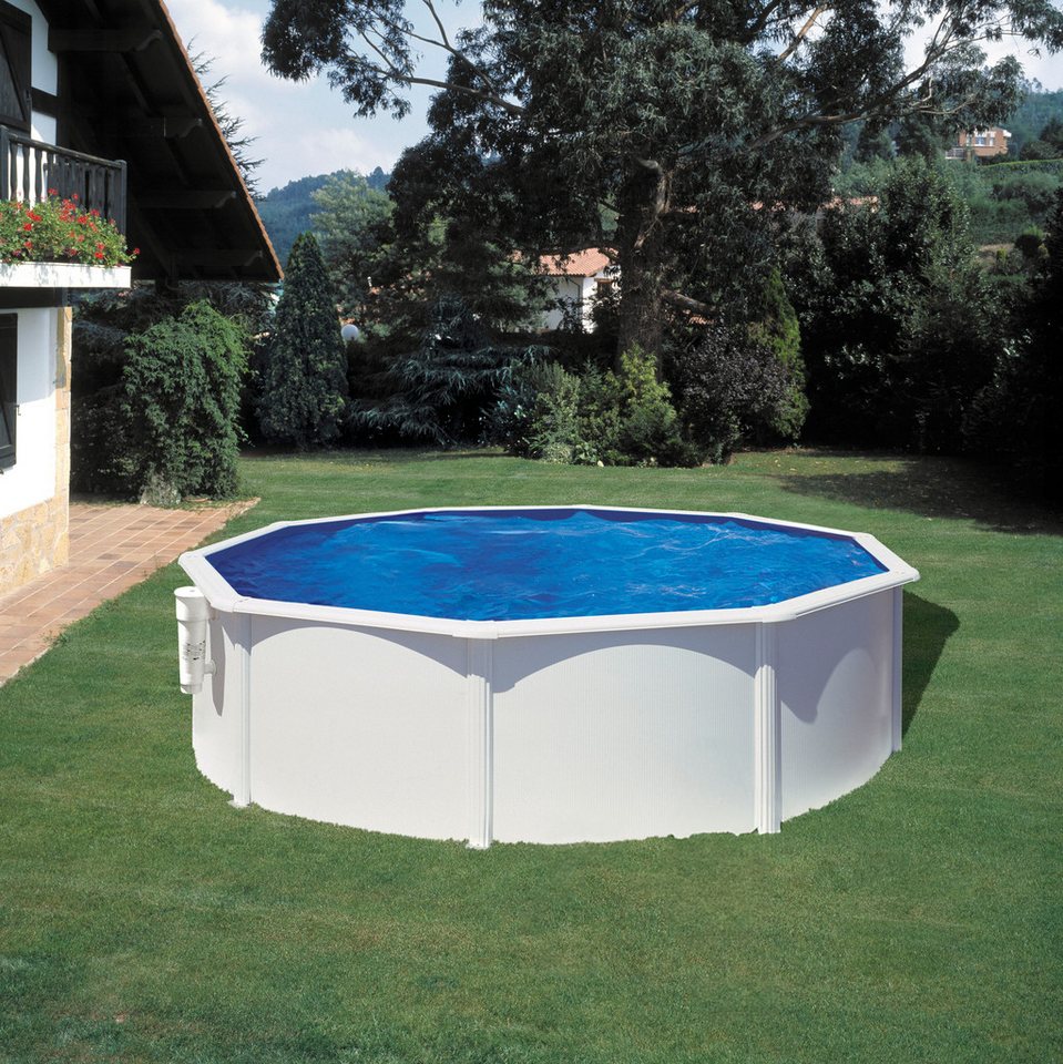 Gre Rundpool Aufstell Stahlwandpool (Komplett-Set, 5-tlg), ØxH: 460 x 120 cm von Gre