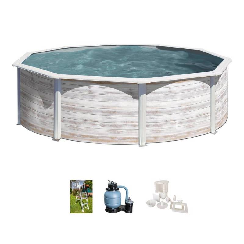 Gre Rundpool Finlandia (Set, 4-tlg), Höhe 120 cm, in versch. Größen erhältlich von Gre
