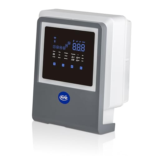 Gre SWGA100 - Angeschlossene Salzelektrolyse, All-in-one mit PH-Controller, für Pools bis zu 100 m3 von Gre
