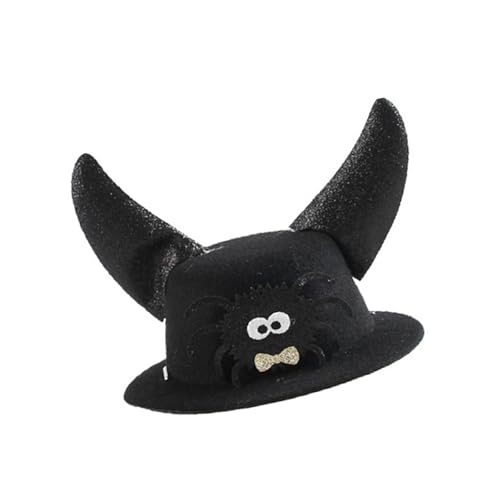 Festival Pet Teufelshorn Hut Halloween Party Kostüm Katzen Hund Zubehör Kopfbedeckung DressingUp Kopfbedeckung für Urlaub Event Halloween Haustier Kopfbedeckung von Greabuy