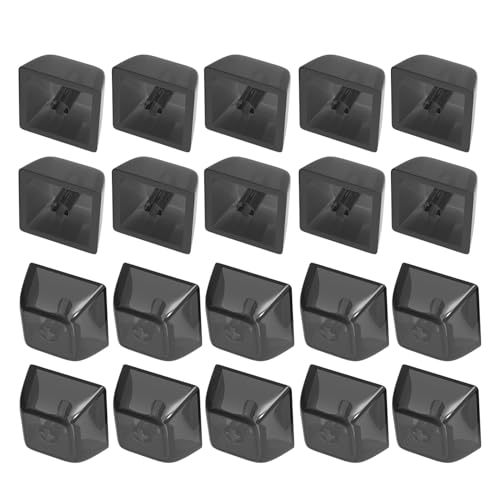 Greabuy 4/20-teiliges Tastenkappen-Set 1U, 1 x XDA-Profil, kristalldurchlässige Tastenkappen für mechanische von Greabuy