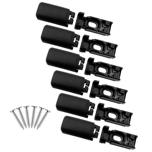 Greabuy 6 Stück Jalousien-Klemmhalterungen Klemmschuhe mit Befestigungsschrauben, einfache Installation zur Verbesserung des Fensters Greabuy 6 Stück Jalousien-Klemmhalterungen Klemmschuhe mit Befestigungsschrauben, einfache Installation zur Verbesserung des Fensters von Greabuy