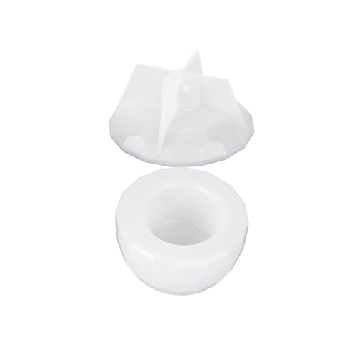 Greabuy Aufbewahrungsbox Silikonform Trapezform Schmuckkästchen Epoxidharz Formen DIY Gipskerzen Glas Zuhause von Greabuy
