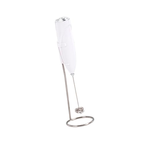 Greabuy Batteriebetriebener Milchaufschäumer mit Edelstahl-Schneebesen, ergonomischer Griff, Getränkemischer für Kaffee von Greabuy