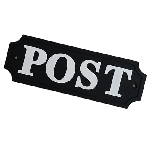 Greabuy Briefkasten-Wandetiketten, Briefkästen, Schilder, Schilder, Namensschild, Postschild für Heimdekorationen, einfach von Greabuy